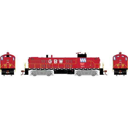 Athearn 28783 HO Scale ALCo RS-3 Green Bay & Western GB&W 304 with DCC and Sound
