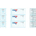 Athearn 28886 HO Scale 20' Intermodal Reefer Container CGM AMCU 3-Pack