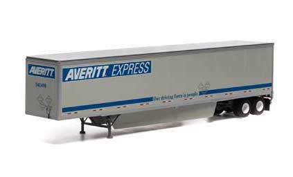 Athearn 72745 HO Scale 53' Wabash Duraplate Trailer Averitt 540498