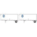 Athearn 29042 HO Scale 28' Trailers with Dolly Motor Cargo