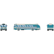 Athearn 29071 HO Scale Intercity Bus - Teal and Cream