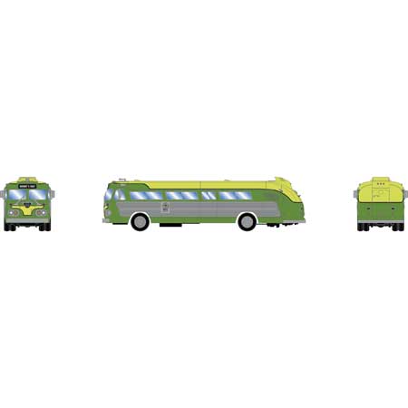 Athearn 29077 HO Scale Intercity Bus - Fred Harvey Bus Line