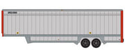 Athearn 29442 HO Scale 40' Drop Sill Parcel Trailer UPS/Red Stripes #2