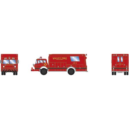 Athearn 29468 HO Scale Ford C Rescue Truck Valley Fire Command CP-1