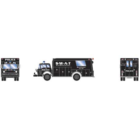 Athearn 29473 HO Scale Ford C Rescue Truck County SWAT Command 100