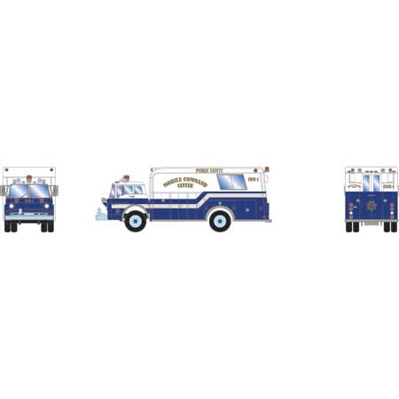 Athearn 29476 HO Scale Ford C Rescue Truck Public Safety Command COM-1