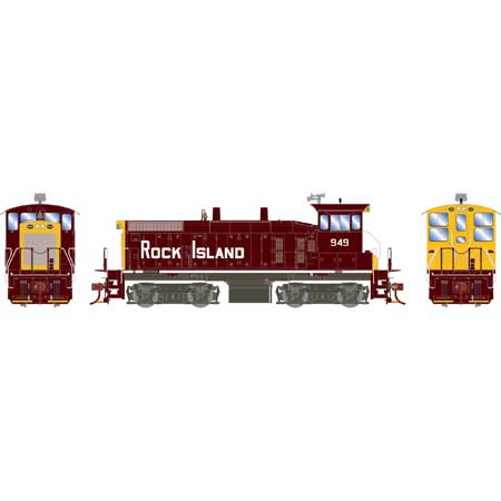 Athearn 29764 HO Scale EMD SW1500 Rock Island RI 949 DCC & Sound