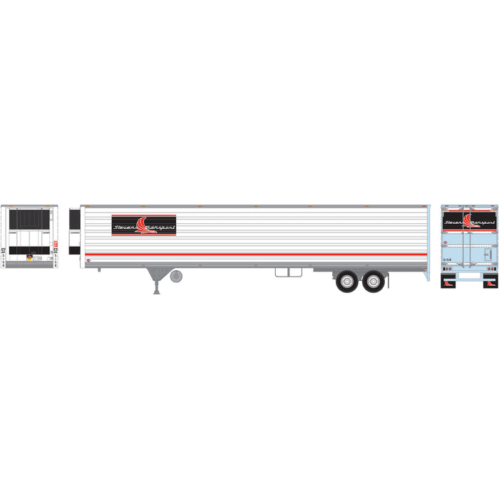 Athearn 29853 HO Scale 53' Reefer Trailer Stevens #1