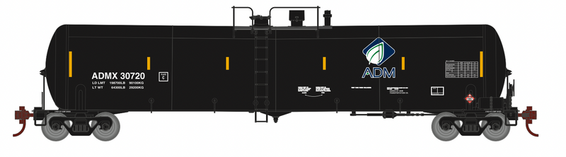 Athearn 29919 HO Scale 30,000 Gallon Ethanol Tank Car ADMX 3 Pack #3