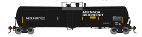 Athearn 29920 HO Scale 30,000 Gallon Ethanol Tank Car Abengoa Bioenergy GATX 202071
