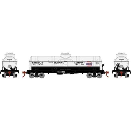 Athearn 3374 HO Scale Single Dome Tank Car Champlin Refining HHCX 580
