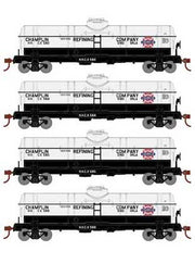 Athearn 3376 HO Scale Single Dome Tank Car Champlin Refining HHCX 3 Pack
