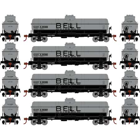 Athearn 3385 HO Scale Single Dome Tank Car Bell Oil SHPX