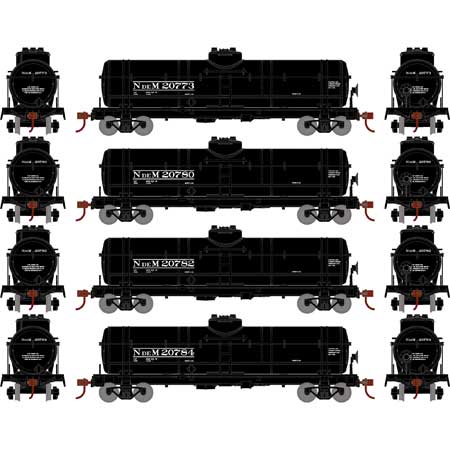 Athearn 3388 HO Scale Single Dome Tank Car Nacionales de Mexico NdeM