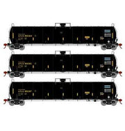 Athearn 3571 N Scale 33,000 Gallon Tank Car "Early" UTLX 3 Pack #1