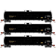 Athearn 3574 N Scale 33,000 Gallon Tank Car "Flat Panel" UTLX 3 Pack #2