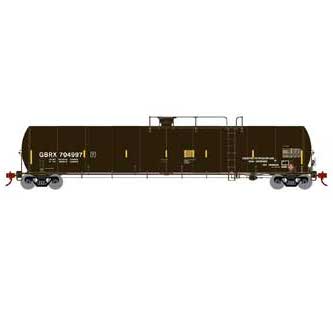 Athearn 3575 N Scale 33,000 Gallon Tank Car GBRX 704997