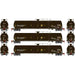 Athearn 3577 N Scale 33,000 Gallon Tank Car GBRX 3 Pack
