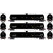 Athearn 3580 N Scale 33,000 Gallon Tank Car TACX 3 Pack
