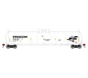 Athearn 3584 N Scale 33,000 Gallon Tank Car Procor "Early" PROX 31177