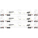 Athearn 3586 N Scale 33,000 Gallon Tank Car Procor "Early" PROX 3 Pack #2