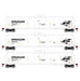 Athearn 3586 N Scale 33,000 Gallon Tank Car Procor "Early" PROX 3 Pack #2