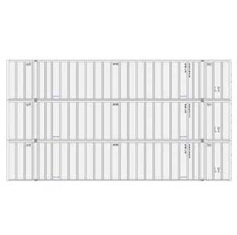 Athearn 40129 HO Scale 53' Stoughton Intermodal Container Schneider National SNLU 3 Pack #2