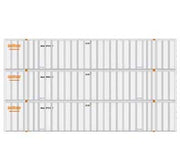 Athearn 40131 HO Scale 53' Stoughton Intermodal Container Optimodal SNLU 3 Pack #2