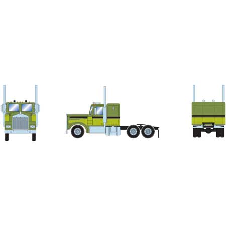 Athearn 41049 HO Scale Kenworth Tractor Two-Tone Green