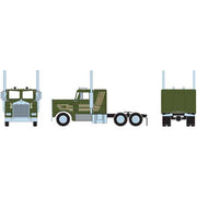 Athearn 41062 HO Scale Kenworth Tractor Green and Gold