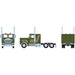 Athearn 41062 HO Scale Kenworth Tractor Green and Gold