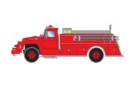 Athearn 4637 HO Scale Red Ford F-850 Fire Truck 