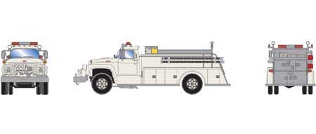 Athearn 4638 HO Scale White Ford F-850 Fire Truck 