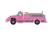 Athearn 4639 HO Scale Pink Ford F-850 Fire Truck