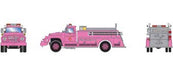 Athearn 4639 HO Scale Pink Ford F-850 Fire Truck