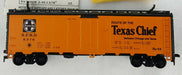 Athearn 5024 HO Scale 40' Steel Reefer (Blue Box Kit) "Texas Chief" ATSF - NOS