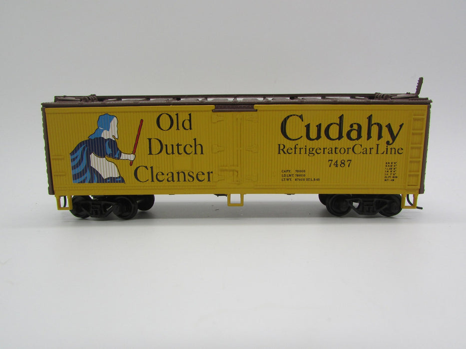 Athearn 5208 HO Scale 40' Wood Reefer Car (Blue Box Kit) Old Dutch Cleanser ODC 7487 - NOS