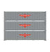 Athearn 63385 HO Scale 40' Smooth Side Container American President Line APL 3 Pack #1