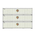 Athearn 63387 HO Scale 40' Smooth Side Container American Mail Line AML 3 Pack #1