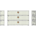 Athearn 63388 HO Scale 40' Smooth Side Container American Mail Line AML 3 Pack #2