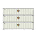 Athearn 63388 HO Scale 40' Smooth Side Container American Mail Line AML 3 Pack #2