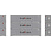 Athearn 63392 HO Scale 40' Smooth Side Container Sealand SEAU 3 Pack #2