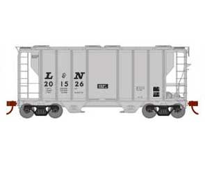 Athearn 63787 HO Scale PS-2 2600 Covered Hopper Louisville & Nashville L&N 201526