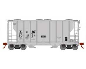 Athearn 63788 HO Scale PS-2 2600 Covered Hopper Louisville & Nashville L&N 201534