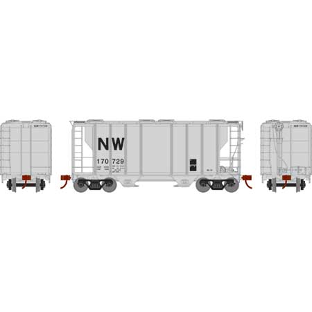 Athearn 63792 HO Scale PS-2 2600 Covered Hopper Norfolk & Western N&W 170729