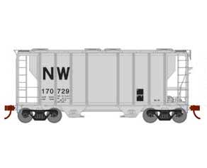 Athearn 63792 HO Scale PS-2 2600 Covered Hopper Norfolk & Western N&W 170729