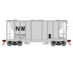 Athearn 63793 HO Scale PS-2 2600 Covered Hopper Norfolk & Western N&W 170732