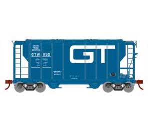 Athearn 63796 HO Scale PS-2 2600 Covered Hopper Grand Trunk Western GTW 11150
