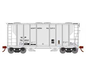 Athearn 63798 HO Scale PS-2 2600 Covered Hopper "1977 Re-weigh" Northern Pacific NP 76002