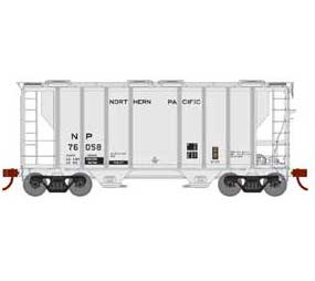 Athearn 63799 HO Scale PS-2 2600 Covered Hopper "1977 Re-weigh" Northern Pacific NP 76058